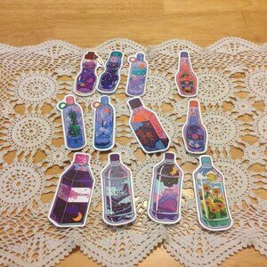 Colorful stickers, locker stickers, crafts or scrapbooking, etc